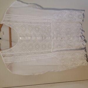 100% Cotton White Blouse